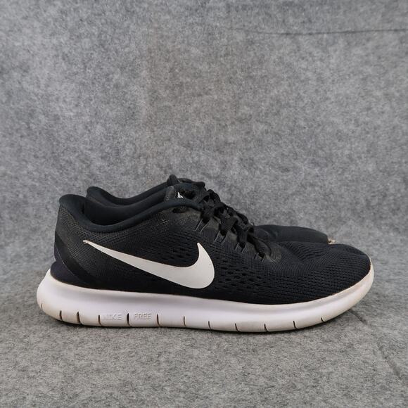 Nike Shoes Womens 7.5 Athletic Trainer Free RN Running Sneakers Black Workout - Picture 1 of 15